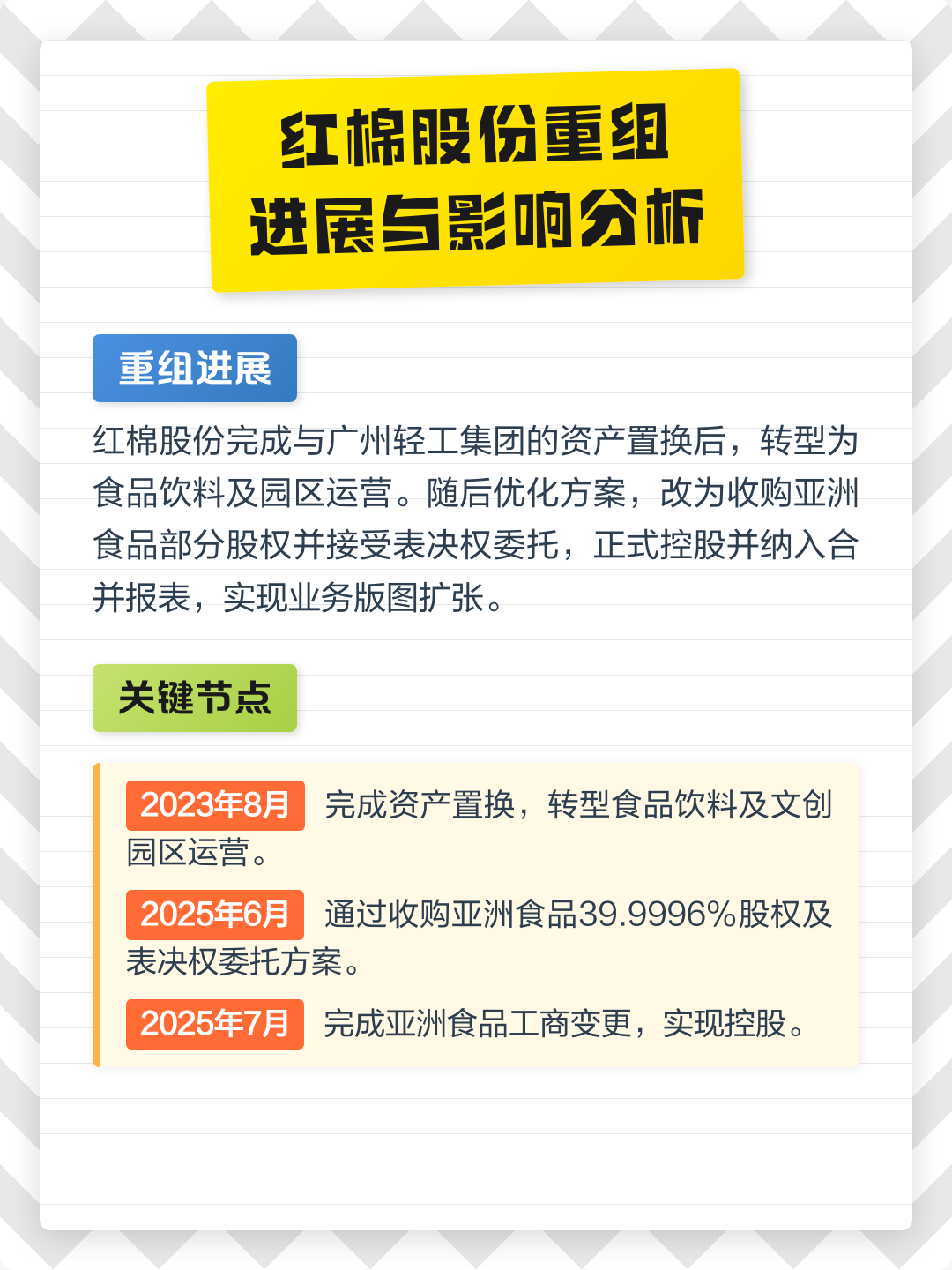 泰安市食品资产重组(食品资产重组案例)
